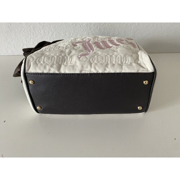 Juicy Couture Angel Chocolate & Cream Vintage Dreams Daydreamer Tote Bag NEW - Picture 12 of 16